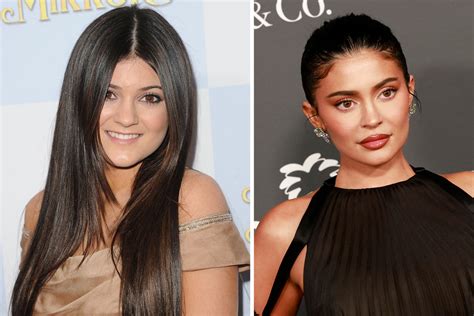 kylie jenner vorher nachher bilder|So anders sah Kylie Jenner vor den ganzen Beauty。